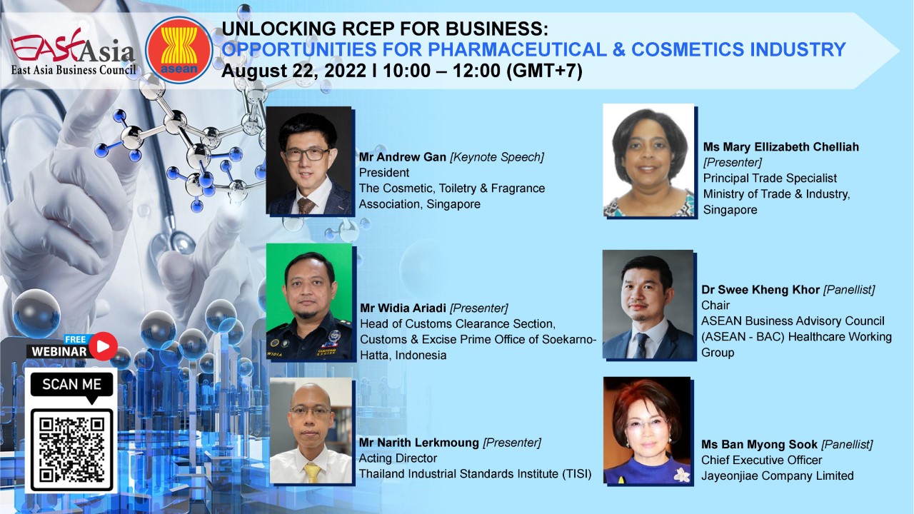 Unlocking RCEP for Business – Opportunities for Pharmaceutical and Cosmetics Industry